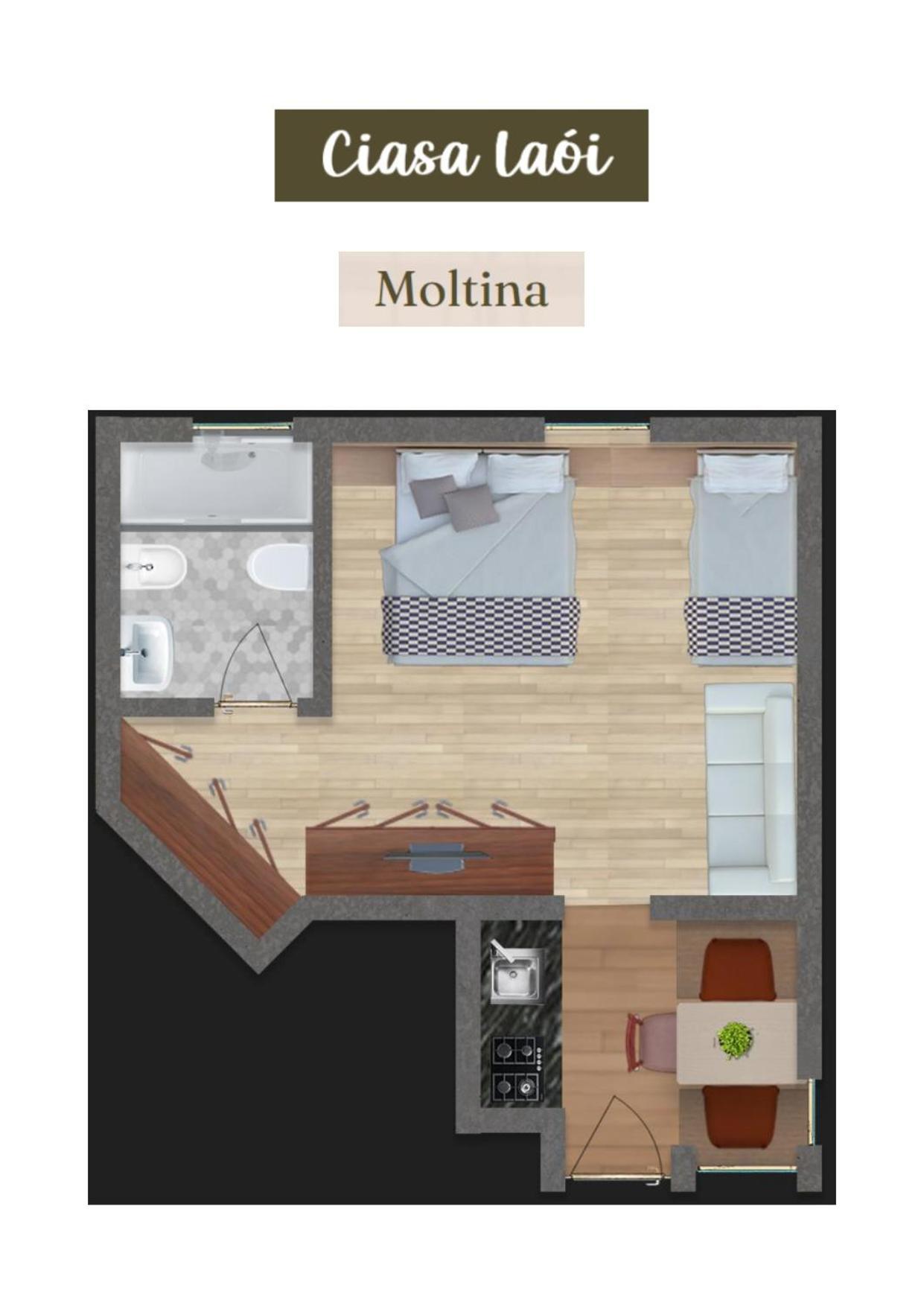 סאן קאסיאנו Apartment Ciasa Laoi מראה חיצוני תמונה